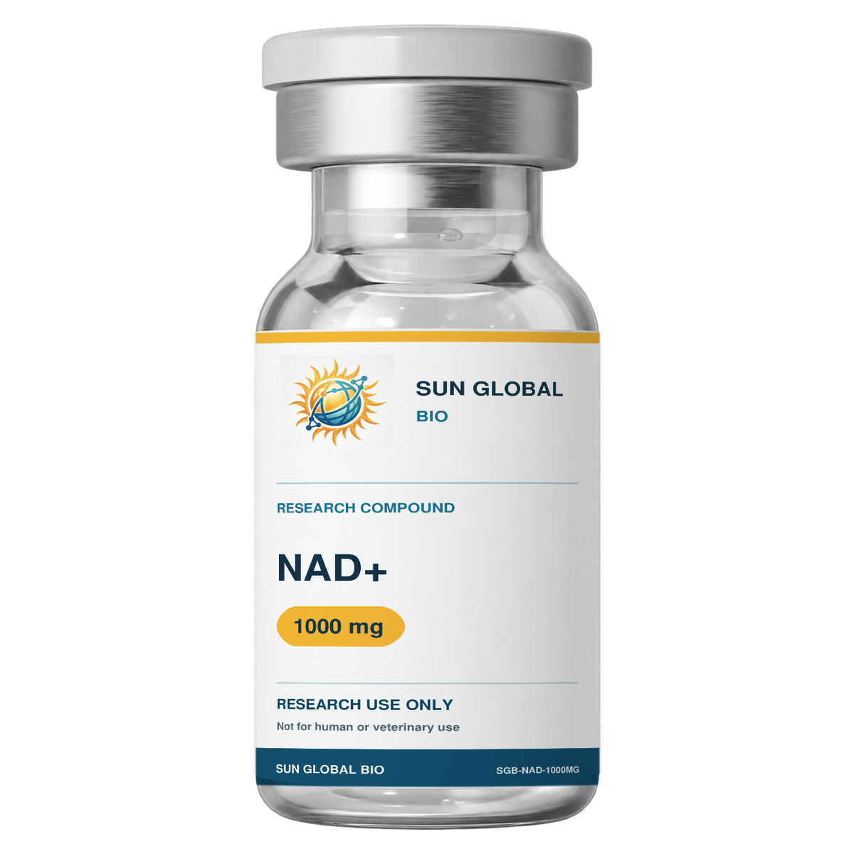 NAD+ 1000mg Sun Global Bio research vial